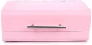 X456 rectangle Matte Pink Metal Bread 